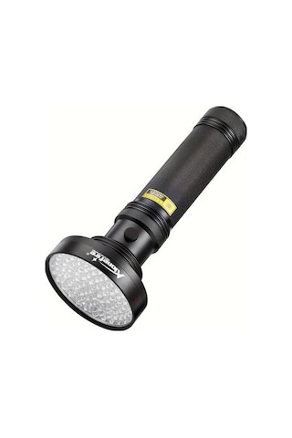 Lemestar 128 Led'li 395nm Uv Feneri - Floresan Tespit, Kürleme Ve Akrep Işığı Fonksiyonlu El Feneri Altın