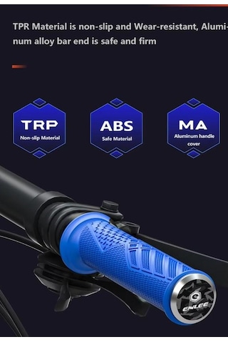 Enlee Mtb Bmx Elcik Silikon Bisiklet Elcik Kaymaz Yapı 140 Mm Bisiklet Elciği Kolay Kavrama Gri Gri