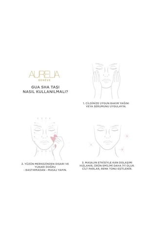 Aurelia Geneve İnce Çizgi ve   Gua Sha Seti