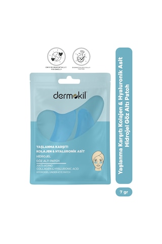 Dermokil Kolajen & Hyaluronik Asit Hidrojel Patch Göz Altı Maskesi
