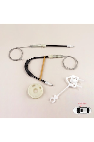 Alfa Romeo 156 932 1996-2007 4/5 Kapı İçin Ön Sağ Cam Kriko Seti