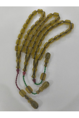 Zeyzun Usta Bilek Boy Efe Maskot Sıkma Kehribar Tespih 15x10 Mm K