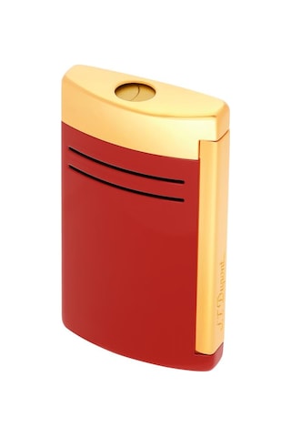 S.t. Dupont Maxijet Burgundy/gold Puro Çakmağı 20174 - Tr6653