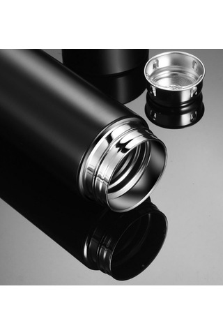 Kosona 500ml 304 Çelik Isı Ve Soğuk Saklama Sürekli Led Ekranlı Su Geçirmez Vakuum Termos Bardak Mavi Diğer