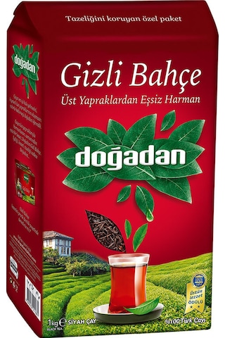 Doğadan Gizli Bahçe Siyah Dökme Çay 3 x 1 KG