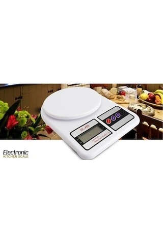 Dijital Mutfak Tartısı Lcd Ekran İle Hassas Ölçüm Çok Renkli