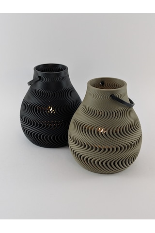 En-cag Dalga Desenli Tealight Mumluk Modern Led Mum Tutucu Dekoratif Işıklı Bss Çok Renkli