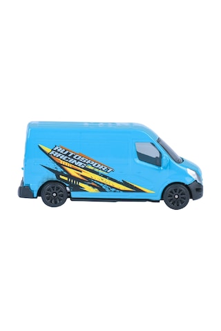 Majorette Sokak Yarış Arabaları Renault Master Mavi Çok Renkli