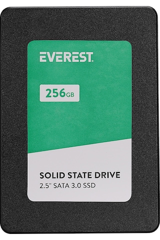 Everest ES256A 256 GB 2.5" SATA3.0 520MB/460MB 3D NAND Flash SSD