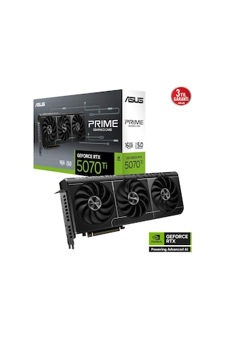 Asus Prime Geforce Rtx 5070ti Prıme-rtx5070tı-16g 16 Gb Gddr7 256 Bit Ekran Kartı