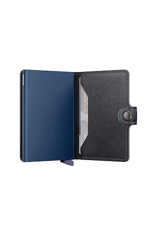 Secrid Miniwallet Original Kartlık Cüzdan, Siyah-lacivert Çok Renkli