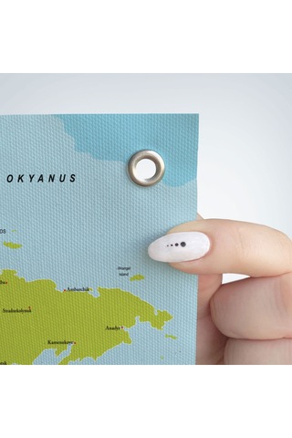 Dünya Haritası Eğitici Ülke Bayraklı Türkçe Harita Çocuk Odası Genç Odası Duvar Örtüsü-halısı 3865