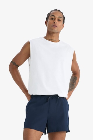 Defacto Defactofit Andy Baskılı Esnek Dokulu Kısa Boy Sporcu Deniz Şortu B5987ax25hsnv146 Lacivert