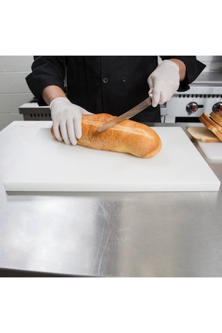 Türkay Polietilen Kesme Tahtası, Kesim Levhası Beyaz 30X50X2 Cm Türkay Polietilen Kesme Tahtası, Kesim Levhası Beyaz 30X50X2 Cm