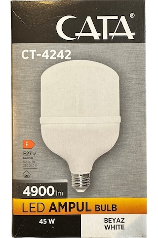 Cata Ct-4242 45w 6400k Beyaz Işık E27 Duylu Led Torch Ampul