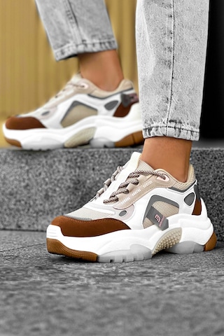Dark Seer Ds Linda Sneaker 2025 Kadın Bej-karamel