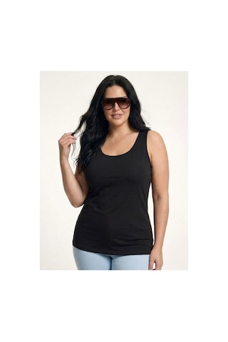 Hanezza Sıfır Kol T-shirt Siyah - 906387882 Siyah