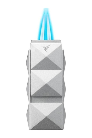 Colibri Quasar Iı Çift Torch Pürmüz Gümüş Puro Çakmağı