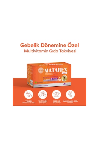 Negans Matarex Plus 30 Softgel + 30 Kapsül