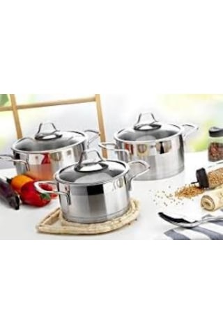 EvimSaray Güveç Mini Tencere Seti Luna