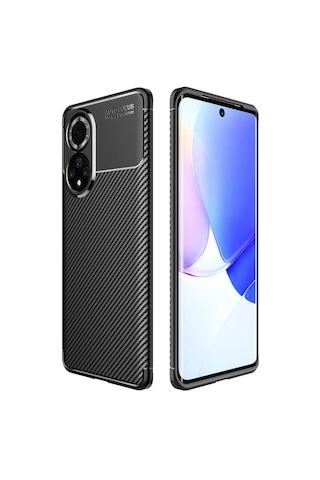 Zore Huawei Nova 9 Kılıf Msra Negro Silikon Kapak - Siyah Siyah