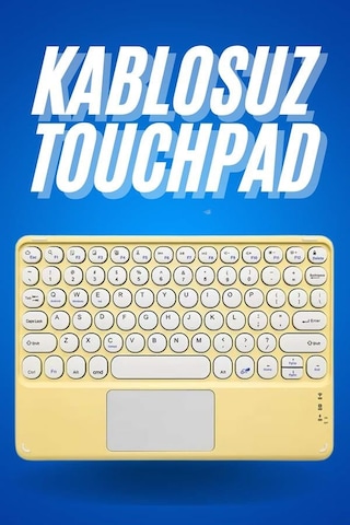 Bluetooth Touchpad Klavye Ultra İnce Taşınabilir Q Klavye Yeni Nesil 78489495