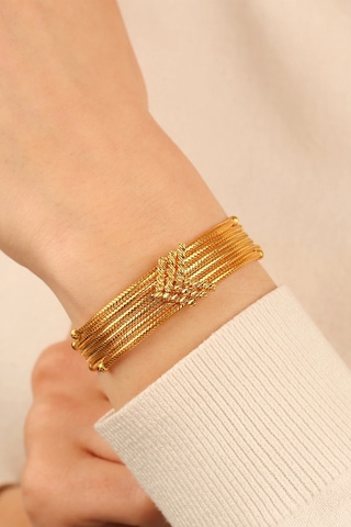 Çgkmücevherat Kalze Dorikalı Altın Bileklik Klzblkk1 Sarı Sarı Altın