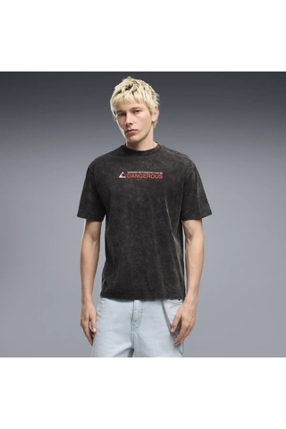 Puma Graphıc Tee Erkek Siyah T-shirt & Polo