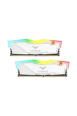 Team T-Force Delta RGB White TF4D416G3600HC18JDC01 16 GB (2x8) DDR4 3600 MHz CL18 Ram