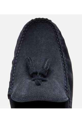 Hotiç Erkek Süet Deri Lacivert Püskül Detaylı Günlük Loafer 02ayh305540a680 Lacivert