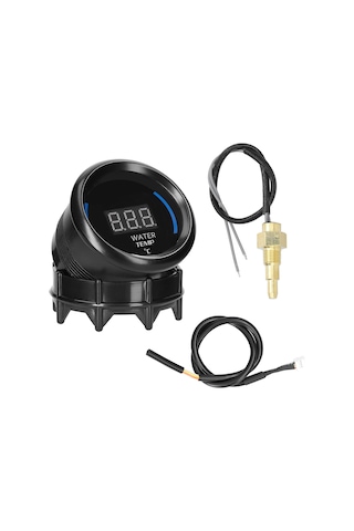 Singree 52mm Araç Sıcaklık Göstergesi - Alarmlı Lcd Ekran, 20-120 C Ölçüm