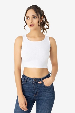 Grey Cat Özel Üretim Kadın Pamuklu Kaşkorse Halter Yaka Crop 3'lü Paket Kombin Şık Tasarım Günlük Tarz Beyaz Siyah Gri
