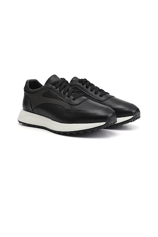 Gönderi(R) Gönderi R Erkek Siyah Bağcıklı Hakiki Deri Sneaker Ddma83531648