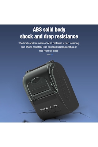 Zj-5810 58mm El Termal Makbuz Yazıcısı Usb Bluetooth Taşınabilir Yazıcı