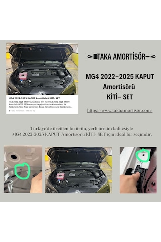 Mg4 2022-2025 Kaput Amortisörü Kiti- Set 1 Kit
