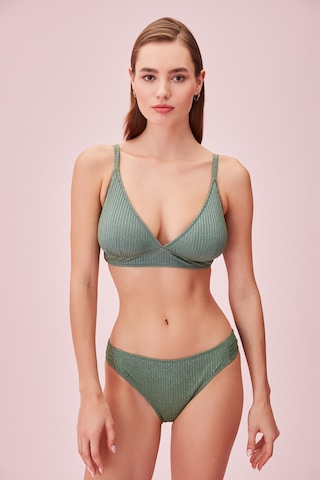 Suwen Yanı Pileli Dokulu Bikini Alt Sb24560t1320