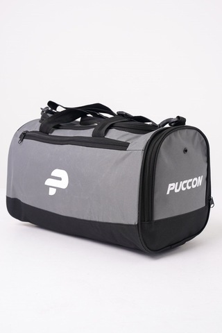 Puccon Gri Ayakkabı Bölmeli Omuz Askılı Spor, Fitness Ve Seyahat Çantası
