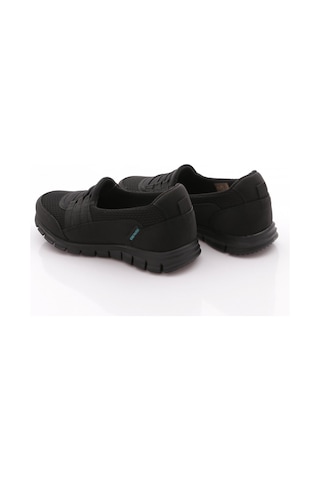 King Paolo Z6104 Kadın Keten Comfort Babet Ayakkabı Nut Sy-sindy Siyah