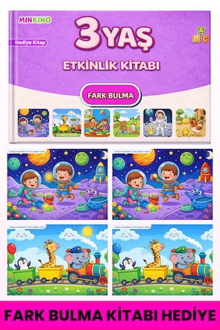 3 Yaş Etkinlik Seti 4 Kitap Bir Arada