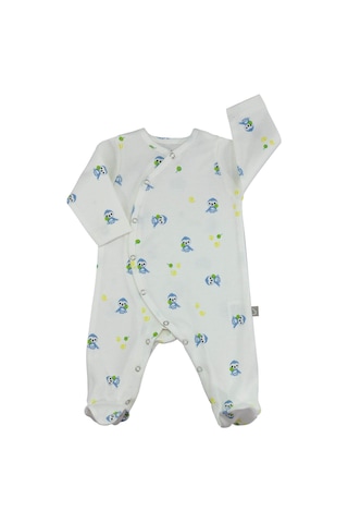 Boumini Bebek Patikli Tulum Mavi Miskin Turkuaz