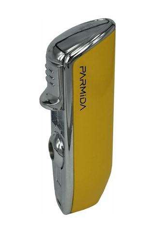 Parmida Torch 3 Jet Puro Çakmağı Sarı Metal