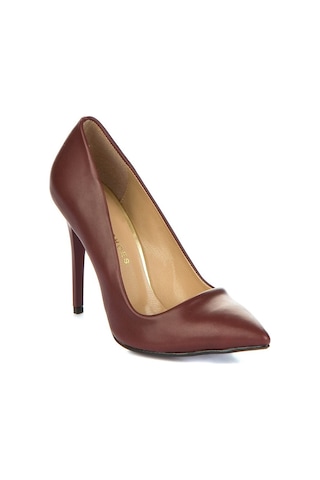 Fox Shoes Bordo Kadın Topuklu Ayakkabı 8922151909