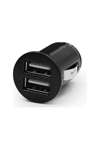 Philips Uyumlu Dlp2554 Siyah Seyahat & Araç Şarjı