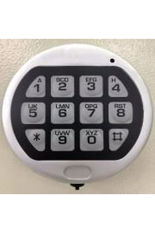 Mywondry Siyah Gri Çelik Para Kasası Elektronik Şifre Kilitli 85 Cm