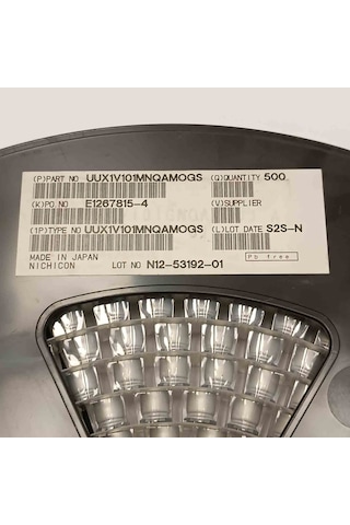 Uux1v101mnqam0gs 100mf 35v 10x10 Nıchıcon Smd Kondansatör 67 Adet