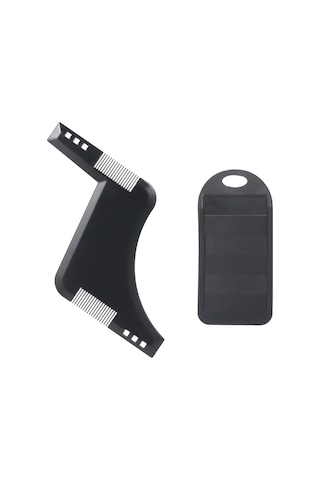 Maiyame Siyah Silikon Sakal Şekillendirici Ve Bıçak Tasarrucu Seti - Profesyonel Sakal Stili Aracı