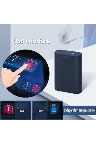 Pasifix 11 Alan Çift Kontrol Usb Elektrikli Isıtma Fanila Akıllı Sıcak Yelek 001