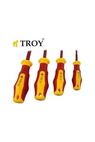 TROY 22311 VDE İzoleli Tornavida Seti, 8 Parça