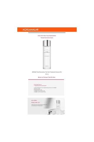 Missha Time Revolution The First Treatment Essence Konsantre Fermente İçerikli Nemlendirici Esans 150 ML