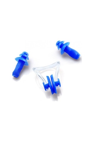 2 Li Set Yüzücü Kulak Tıkacı+ Burun Tıkacı Deniz Havuz Tıkac